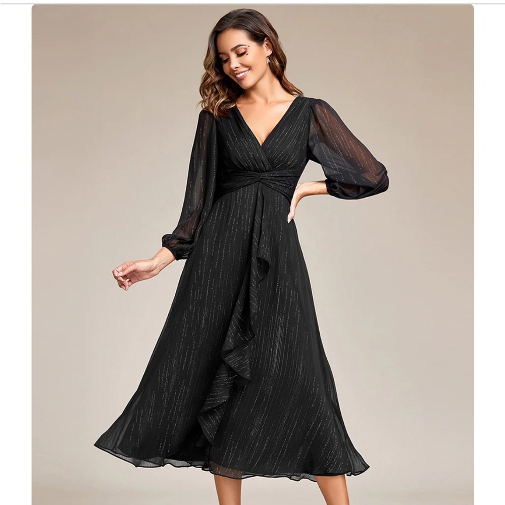 Elegant Black Evening Dress by Ever Pretty